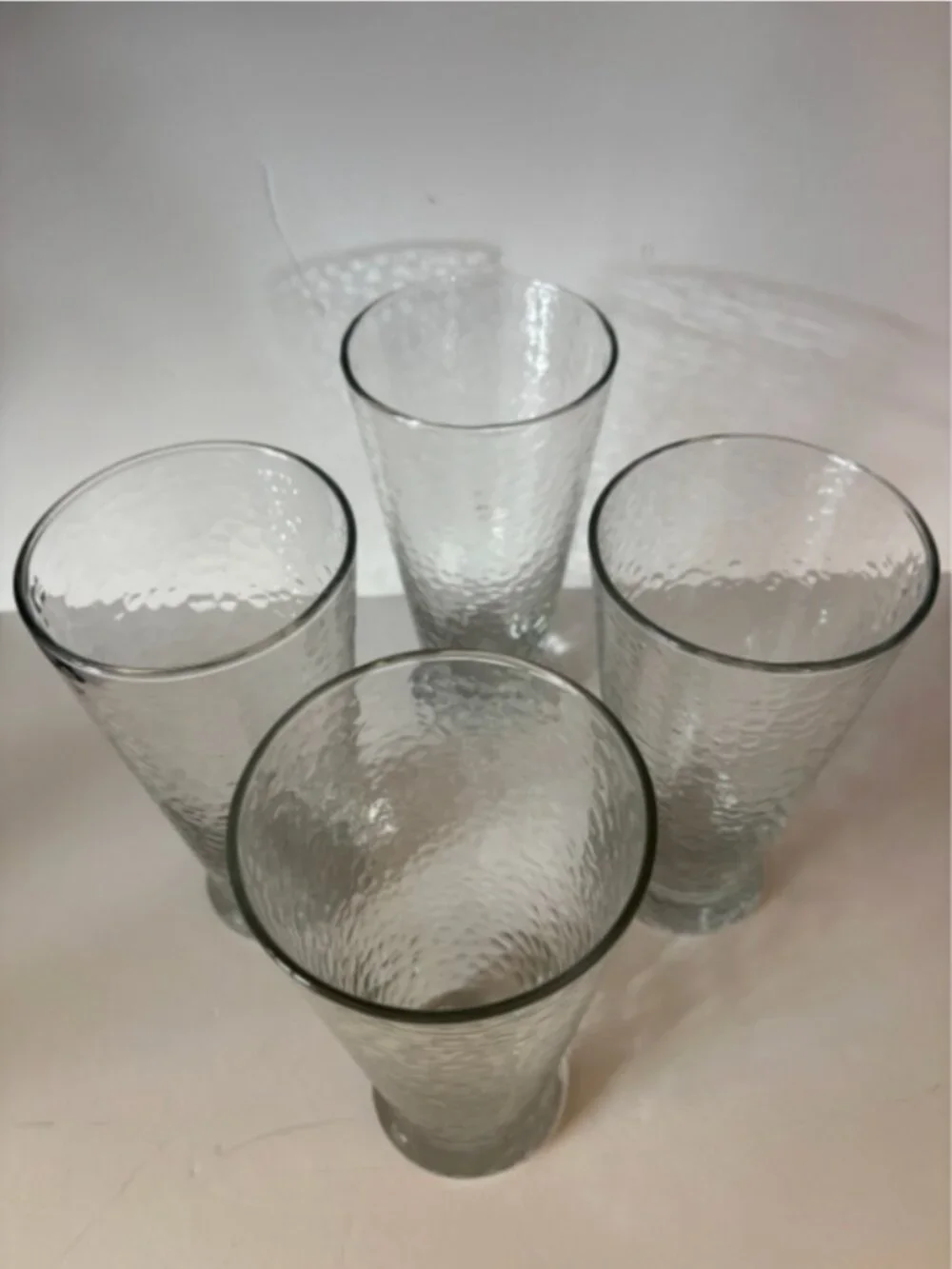 Southern Living at Home Southern Sippers 22oz Hammered Tumbler Glasses Set Of 4